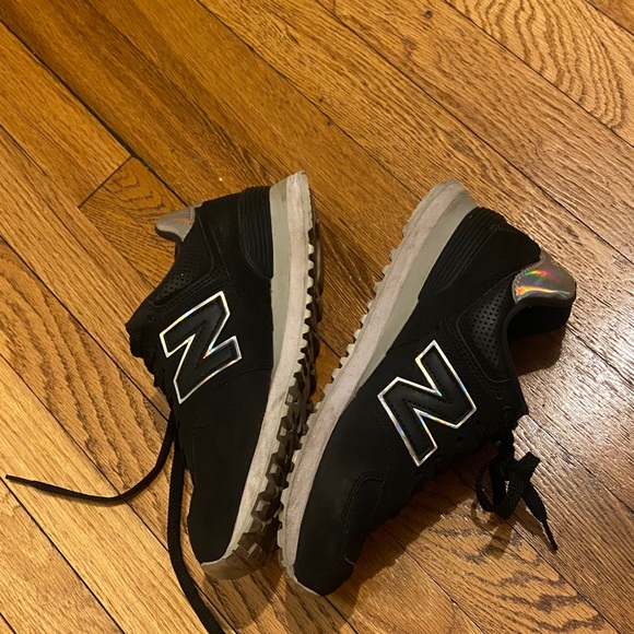 New Balance Black Sneakers 574 holographic style - Picture 7 of 7